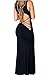 Chase Secret Womens Sleeveless Hollowed Back Maxi Jersey Dress Small Black