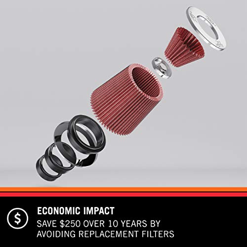 K&N RC-0981 Universeel chroom filter voor auto en motorfiets - Image 5