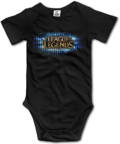 Unisex League Of Legends Logo Gaming Baby Onesie Short Sleeve