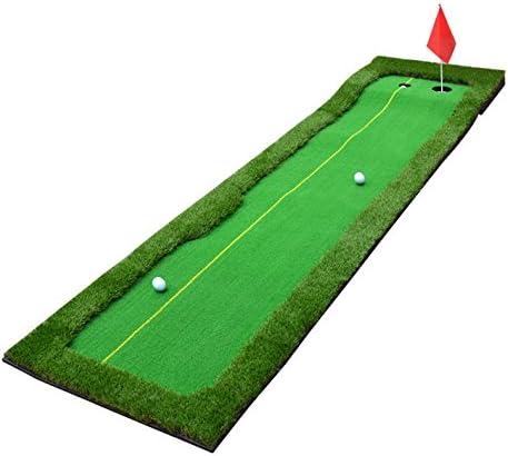 Rocsai Professional Portable Practice Green Long Challenging Putts Indoor/Outdoor Putting Green Sport Rubber Push Rod Putting Green Mat Golf Mat Training Aid Equipment Rocsai Professional Portable Practice Green Long Challenging Putts Indoor/Outdoor Putting Green Sport Rubber Push Rod Putting Green Mat Golf Mat Training Aid Equipment