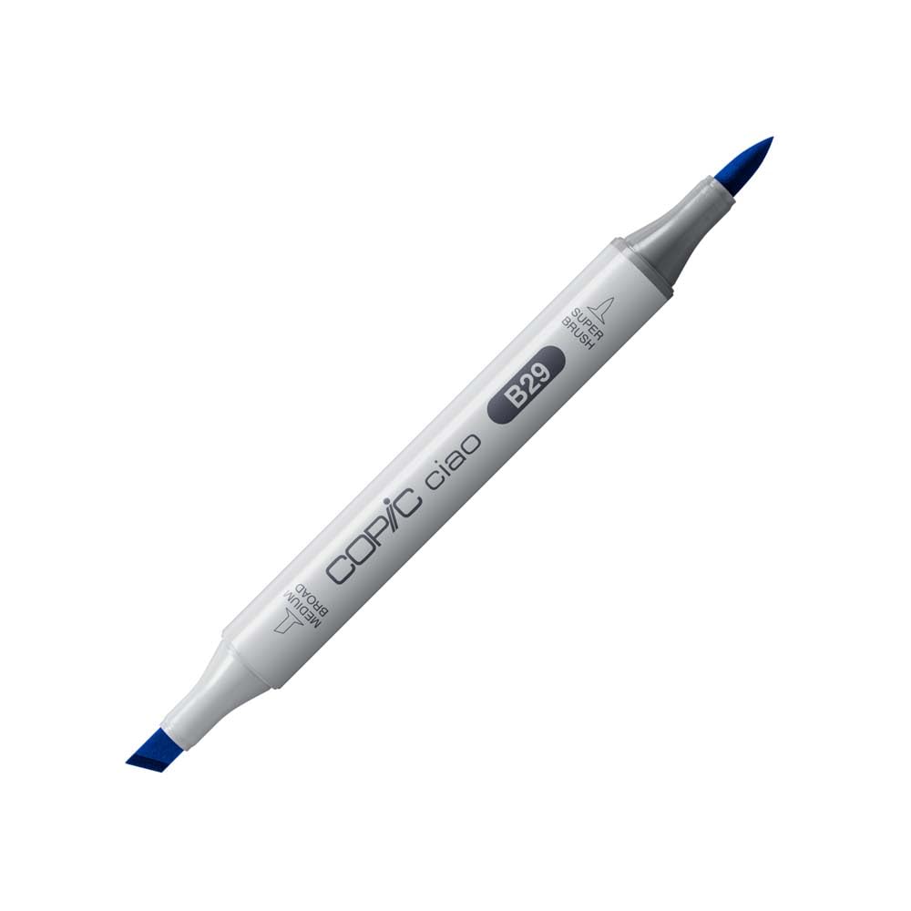 Copic Ciao Coloured Marker Pen - (B-29) Ultramarine, For Art & Crafts, Colouring, Graphics, Highlighter, Design, Anime, Professional & Beginners, Art Supplies & Colouring Books — image 1
