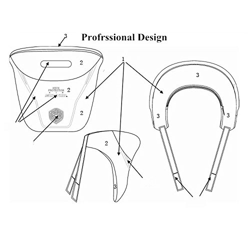 Scoyco N04 Motorcycle Motocross Racing Neck Support for Jacket Brace Safty Protective Gears - Thumbnail 3