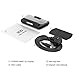 Head-Up Display, LEMSIR Car HUD Speedometer OBD II/EUOBD Interface with Foldable Display Board, Digital HD LED Projector Display Speed MPH Driving Reminder Alarm Light Sensor