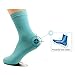 AYAOQIANG 2 Pairs Moisturizing Gel Heel Socks for Dry Hard Cracked Skin,Comfy Recovery Socks Day Night Care fits U.S（Woman-5-9）