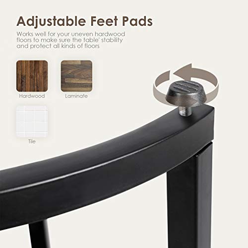 image for amzdeal Coffee Table for Living Room, Set of 2 Nesting Side Coffee Tab