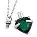 Lantern Low May Birthstone Green Urn Necklaces for Ashes Memorial Cremation Jewelry Keepsake Memorial Pendant