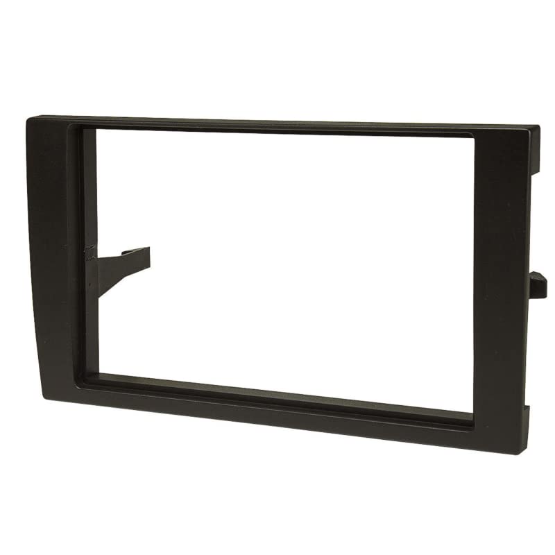 Sound way - Double DIN Car Radio Frame Installation, 2 DIN Front Panel Frame Stereo compatible with Audi A4 (B6) 2000-2006 / A4 (B7) 2004-2009 / Seat Exeo 2009-2013