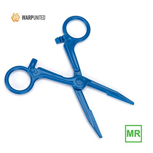 Betor MRI Safe Full Plastic Hemostat Forceps Non-Magnetic Straight 5.7 inch Length