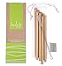 BULUH STRAWS - NATURAL ORGANIC BAMBOO. REUSABLE ECO FRIENDLY AND BPA-FREE. A BIODEGRADABLE SAFE ALTERNATIVE TO PLASTIC, GLASS AND STAINLESS STEEL. 8 STRAWS, CLEANING BRUSH AND CUSTOM BAG
