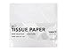 100 CT White 17GSM (Thicker, Durable & Crispy) Premium Quality TISSUE PAPER (White)