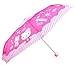 Hetty's Cute Kt Open Close Folding Light Portable Travel Umbrella Sun Shade Windproof Hello Kitty for Kids, Girls and Women (stripe)