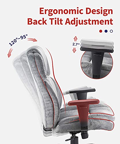 Boss B991-Cp Heavy Duty Double Plush Caressoftplus Chair 350-Pound (616878124870)