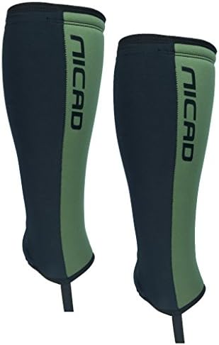 Nicad Fitness Shin Shields - Ideal for Crossfit and Weightlifting (Army Green, Medium)