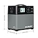 SUAOKI 400Wh/120,000mAh Portable Generator Power Station Power Supply with Quiet 300W DC/AC Inverter, 12V Car, DC/AC/USB Outputs for Outdoors Camping Travel Fishing Hunting CPAP Trips
