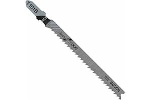 Bosch T101B 4-Inch 10-Tooth T-Shank Jig Saw Blades, 5 Pack