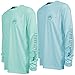 Guy Harvey Long Sleeve Marlin Sketch Performance Crew
