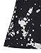 Lotusmile Shirts for Women, Womens V Neck Short Sleeve Ombre Printed A Line Knitting T Shirt Top XL Black