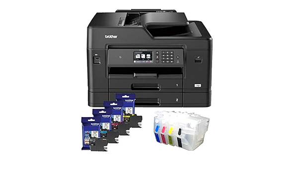 BROTHER Impresora Multifuncional New-J6930DW, Inyección De Tinta Tabloide  A3 Oficio Doble Cara Automatica Regalo Cartuchos Rellenables con Chip :  Amazon.com.mx: Electrónicos