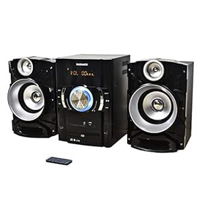 Magnavox MM440 3-Piece CD Shelf System with Digital PLL FM Stereo Radio, Bluetooth Wireless Technology, and Remote…