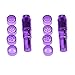 2PCS Portable Mini Beauty Facial Massagers Travel Massager Tool for Facial,Neck,Hand,Eyes (Purple)