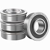 XiKe 4 Pack Lawn Mower Wheel Bearing 532009040, 13359, 9040H, 532124959, 5920H, 9040HR ＆ 9040N, Replacement for Husqvarna, AYP, Craftsman, Rotary and More Bushing to Flanged Ball Bearings Conversion.