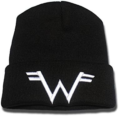Weezer Rock Band Logo Beanie Fashion Unisex Embroidery Beanies Skullies Knitted Hats Skull Caps