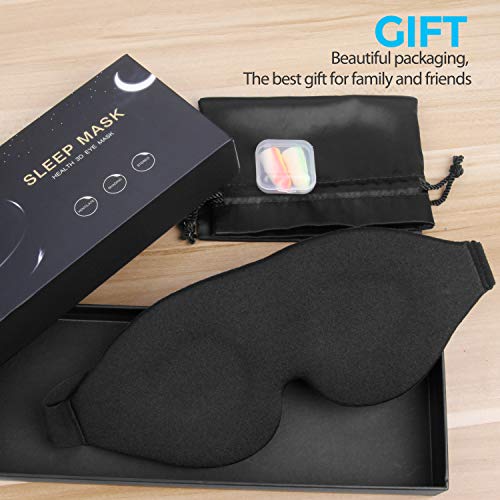 5 Ergonomic+Contoured+Comfortable+Adjustable+Blindfold