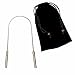 The Tongue Scraper: Stainless Steel Tongue Cleaner with Fully Sterilizable, Ergonomic Handle and Storage Bag – Eliminate Plaque and Bacteria, Aid Immune System and Freshen Breath – Tongue Scrapers
