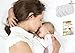 #1 Best Washable Organic Bamboo Nursing Pads -8 Pack (4 Pairs)- Reusable Breast Pads,Bra Pads, Leakproof, Ultra Soft, Waterproof, Hypoallergenic Breastfeeding Pads, Absorbent Pads, 2 Free Ebooks !!