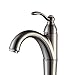 Kraus FVS-1005SN Riviera Tall Vessel Bathroom Faucet, 13