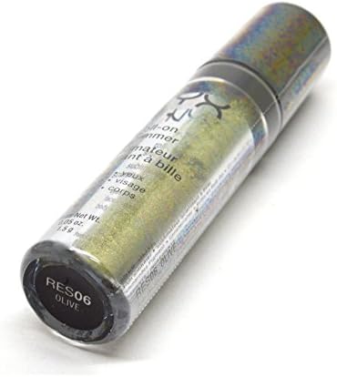 New Roll On Shimmer For Eyes, Face, Body Various Colors 0.05 oz / 1.5 g Beauty Yo + FREE EARRING (RES06 : OLIVE)