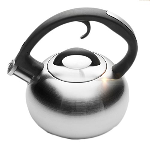 Click Here to See More Images NUBAOGY 304 Stainless Steel Kettle 3L Induction Cooker Gas Universal Kettle Whistle Kettle