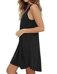 MOLERANI vestido suelto sencillo corte swing, informal, para dama