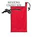 Mamlyn Set of 3 Microfiber Soft Sunglasses Pouches, With Drawstring Closure