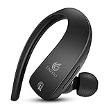 LNKOO Bluetooth Wireless Stereo In Ear Headset Earbuds With Mic - Hands-Free, Touch Sensitive Controls Headphones- Noise Isolation Technology - Black