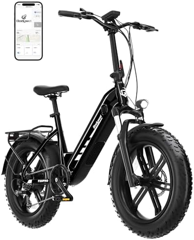 F20pro 4.0 Fat E Bike è una bicicletta elettrica da 250W con batteria da 48V freni idraulici funzione APP Città bici elettriche uomini e donne (F20PRO 20AH Nero)