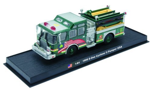 E-One Cyclone II Pumper Fire Truck Diecast 1:64 Model (Amercom GB-14)