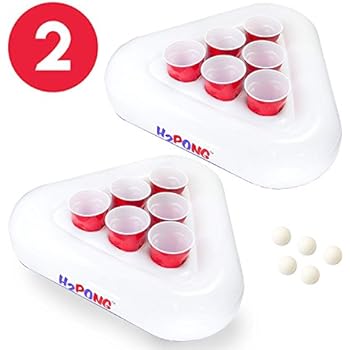 Amazon.com: Play Platoon H2PONG Inflatable Beer Pong Racks