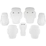Riddell 7-Piece Football Pad Set w/Snaps Youth White