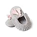 Voberry Infant Toddlers Baby Boys Girls Soft Soled Tassel Crib Shoes PU Moccasins (0~6 Month, Grey)