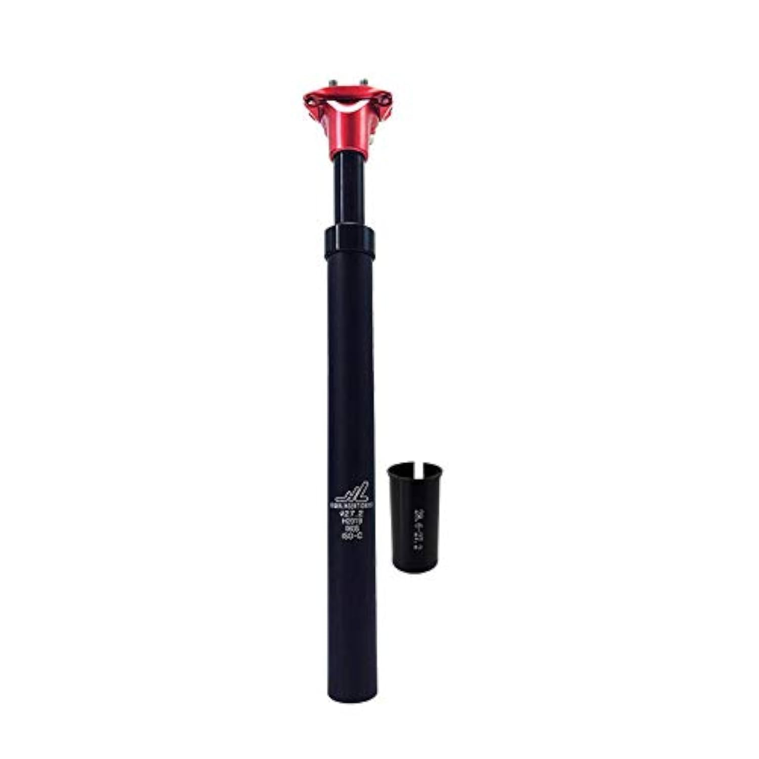 Black Red Suspension Seat Post 27.2/28.6/30.0/30.4/30.9/31.6/33.9 x 350mm Seatpost (28.6x350mm)