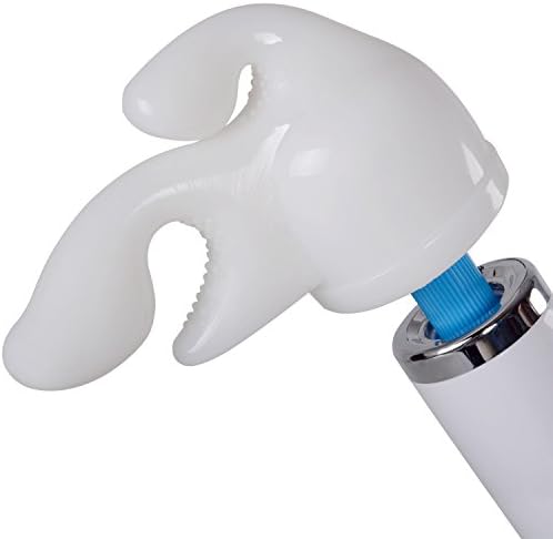 Magic Wand Attachments for Women &amp; Girl, FDA Approved Smooth Silicone Attachment Generic female Accessory for Standard Massage Wand, Personal Massager Accessories Power Sensation For Her, White