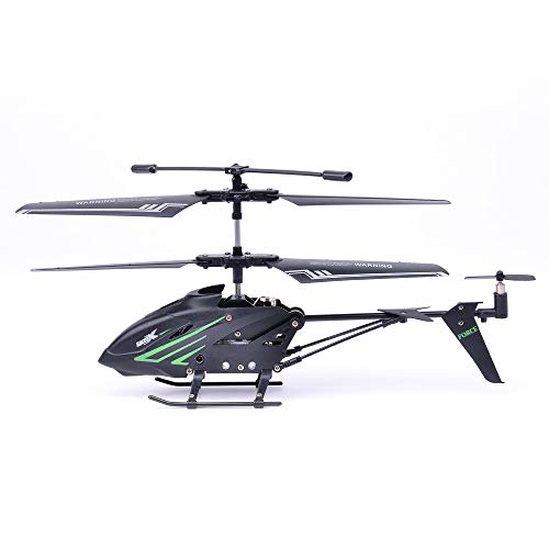 Outdoor Remote Control Helicopter for Kids Age 8 RC Helicopter with Gyro Storage Bag (Black)