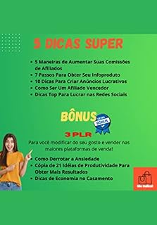 Livro 5 Dicas Super + Bônus 3 PLR: Nunca foi tão barato começar ganhar dinheiro na internet.