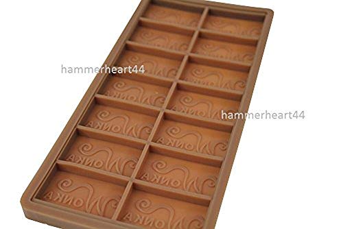 Moule Silicone Willy Wonka Barre De Chocolat - Fabrication DIY 7,5 X 3,5 Pouces