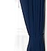 Utopia Bedding Curtain for Bedroom - Rod Pocket Blackout Curtains 63 Inch Length 2 Panels Set - Thermal Curtains & Drapes for Living Room, Bedroom, 52W x 63L Inches, Navy