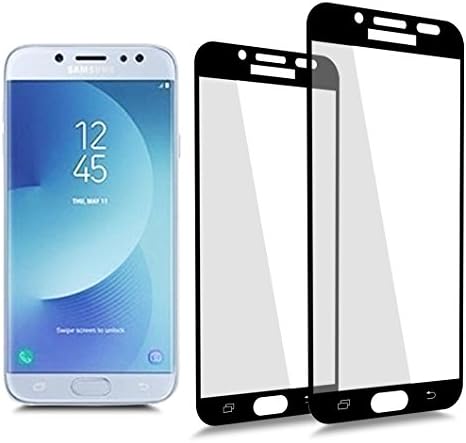 [2-Pack]Full Coverage Tempered Glass Screen Protector for Samsung Galaxy J7 Prime/J7 2017/J7 Sky Pro(Not Fit For Galaxy j7 / J7 2016 Model) with Lifetime Replacement Warranty
