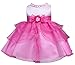 KID Collection Baby-Girls Ruffle Tiered Dress 12M Med Pink Fuchsia (Kid B802)