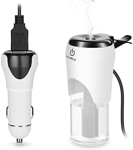 Car Diffuser Cloele Essential Oil Air Humidifier Detachable Filter Protable Mini Cool Mist Purifiers 50ml with Car Charger