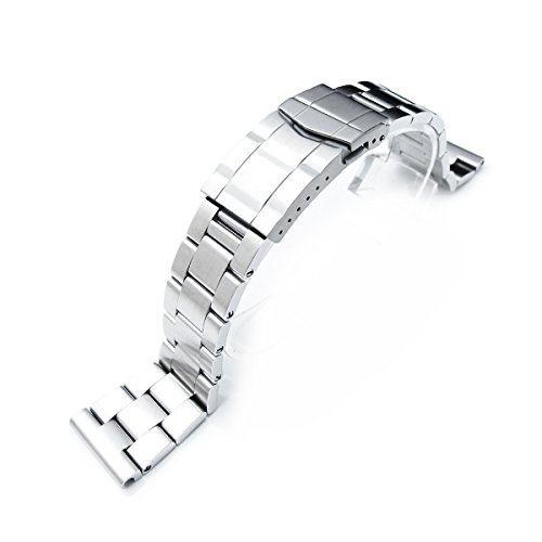 19mm Super Oyster watch band universal straight end version, Solid Submariner Clasp